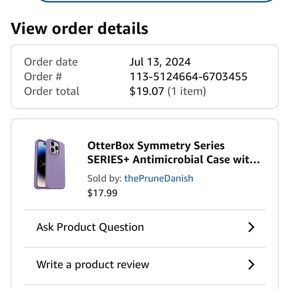 OtterBox iPhone 14 Pro Case - Lilac IT (Purple), Ultra-Sleek, MagSafe